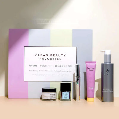 Clean Beauty News and the announcement of our Clean Beauty Favorites Best-Selling 5-Piece Skincare & Makeup Discovery Box!