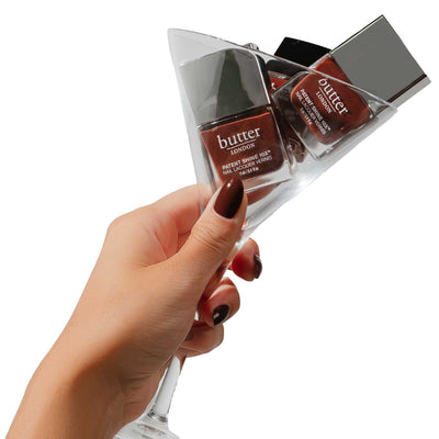 Boozy Chocolate Patent Shine 10X Nail Lacquer