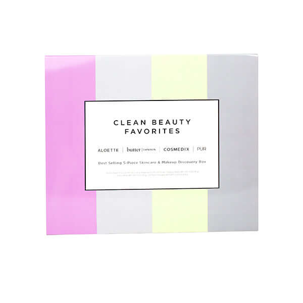 Clean Beauty Favorites COSMEDIX Purity Clean Exfoliating Cleanser, butter LONDON Jelly Preserve Strengthening Treatment with a tinted Acai Berry color, Aloette Beauty Sleep Overnight Cooling Treatment, butter LONDON Extra Whip Hand and Foot Treatment with