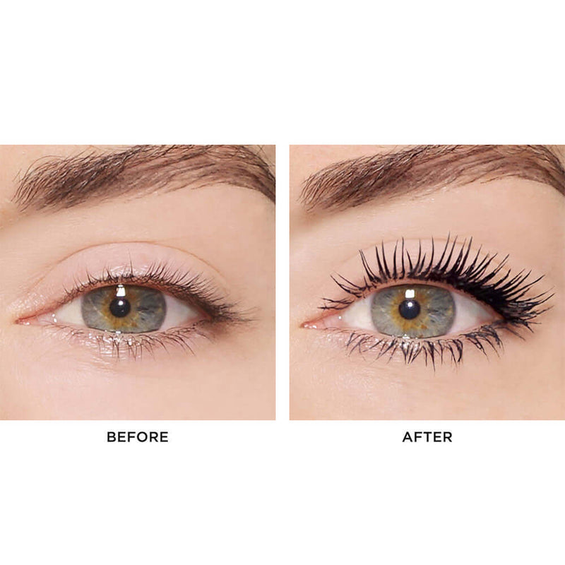  Double Decker Mascara Mini (bold black) before & after