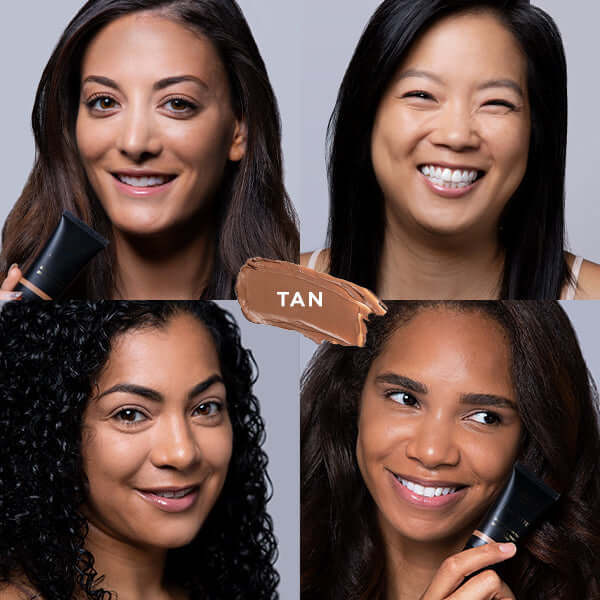 tan skin tint on models